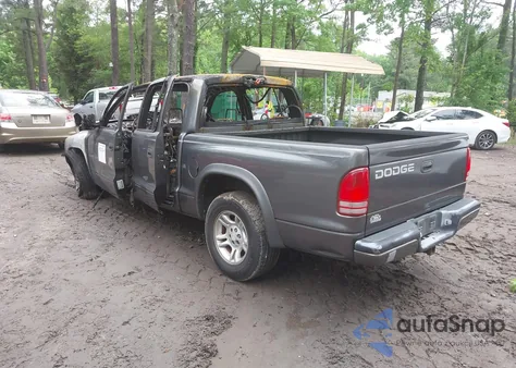 2002 Dodge Dakota Sport from USA, damaged, VIN 1B7HL38X92S564699